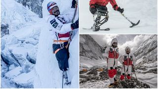 Un fost militar, cu ambele picioare amputate a urcat pe Everest