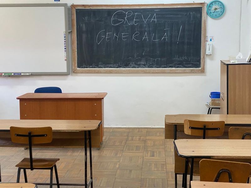 Grevă educație 23 mai 2023. 