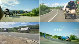 Scandal ca la ușa cortului la Alba Iulia: două șatre de rromi au fost scoase sub escorta poliției