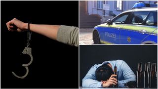 Un rom&acirc;n a provocat un accident &icirc;n Germania, a cobor&acirc;t din mașină cu o sticlă de bere &icirc;n m&acirc;nă, s-a cățărat pe un gard și apoi a fugit