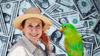 O femeie a lăsat o moștenire de 300.000 de lire papagalului său