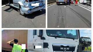 Accident rutier pe Autostrada A1 R&acirc;mnicu V&acirc;lcea &ndash; Deva: o persoană a fost transportată la spital