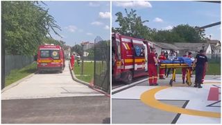 VIDEO - Un bărbat din Roșiori a ajuns la spital cu arsuri pe aproximativ 50% din suprafața corpului, după ce s-a produs un incendiu în locuința sa