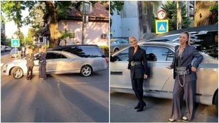 Anamaria Prodan, surprinsă într-o ipostază inedită! Vedeta s-a plimbat cu dricul prin oraș / Impresara organizează înmormântări de lux