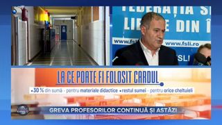 Greva profesorilor continuă și astăzi
