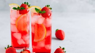 Limonadă de căpșuni.