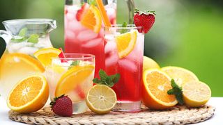 Limonadă de căpșuni.