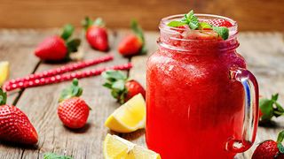 Limonadă de căpșuni.