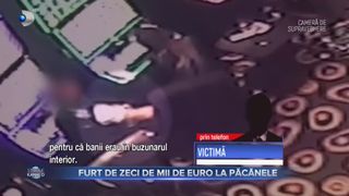 Furt de zeci de mii de euro la păcănele
