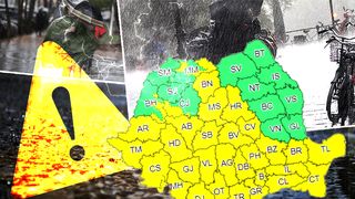 ANM a emis o avertizare cod galben de furtuni: sunt așteptate vijelii, descărcări electrice și intensificări ale vântului