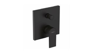 Baterie cada - dus incastrata Hansgrohe Vernis Shape negru mat fara corp ingropat - Neakaisa