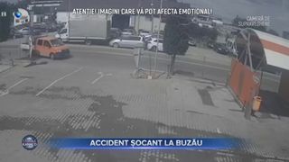 Accident șocant la Buzău