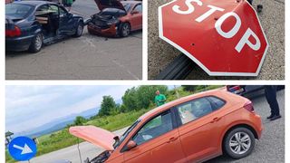 Accident rutier grav în Gorj: o persoană a rămas încarcerată