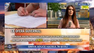 Greva aduce haosul în școli