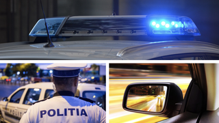 Un șofer a fost depistat de polițiști în timp ce conducea cu aproape 200 km/h, în Tulcea