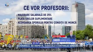 Guvernul se repetă, dascălii continuă greva