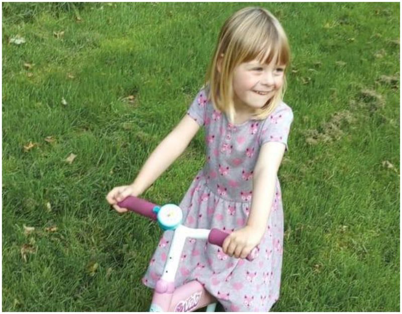 Alysia - fetița care și-a pierdut viața în incendiul devastator.