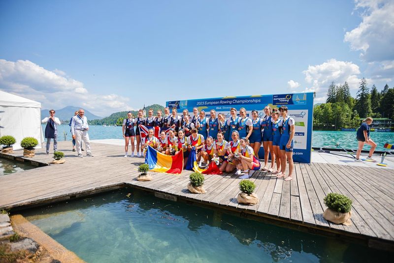 România, care a aliniat 11 echipaje la Europenele din Slovenia, s-a clasat pe locul secund în clasamentul pe medalii.