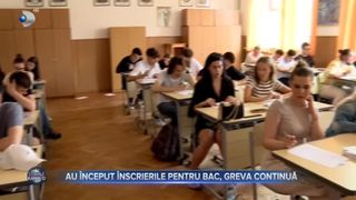 Au început înscrierile pentru BAC, greva continuă