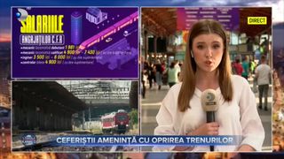 Ceferiștii amenință cu oprirea trenurilor