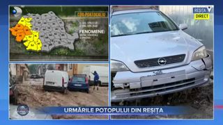 Urmările potopului din Reșița