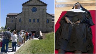 VIDEO. Miracolul călugăriței intacte la 4 ani după moarte atrage mii de pelerini