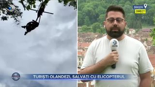 Turiști olandezi, salvați cu elicopterul