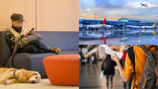 Incident bizar într-un aeroport din Spania. O româncă și câinele ei au „locuit” 17 zile pe o canapea