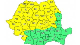 Vreme rea &icirc;n Rom&acirc;nia! 29 de județe din țară se află sub cod galben