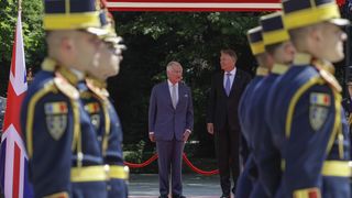 Monarhul britanic a ținut &icirc;n discurs &icirc;n fața celor 300 de invitați de la Palatul Cotroceni, unde a spus că mereu s-a simțit acasă &icirc;n Rom&acirc;nia.