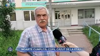 Moarte cumplită- copil căzut de la etaj