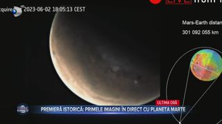 Premieră istorică- primele imagini &icirc;n direct cu planeta Marte