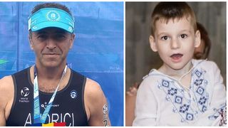 El este Sorin Andrici, jandarmul care a înotat 24 de ore pentru a susţine un copil bolnav