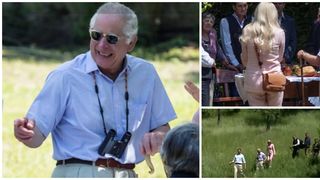 40 de localnici din Valea Zălanului au fost la picnic cu Regele Charles al III-lea