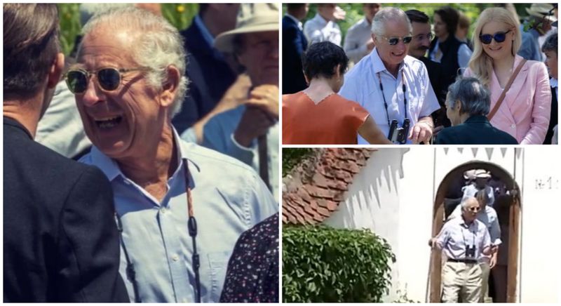 Regele Charles a ieşit la pas pe uliţele de pe Valea Zălanului, în a doua zi a vizitei sale în România.