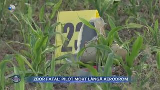Zbor fatal- pilot mort lângă aerodrom