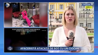 Afaceristă atacată de soț cu un ciocan