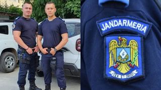 Doi jandarmi eroi ai municipiului Giurgiu. Marius și Adrian i-au salvat viața unui tânăr