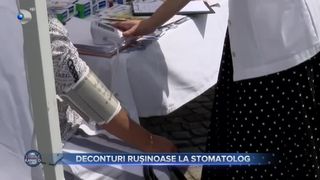 Deconturi rușinoase la stomatolog