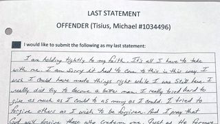 FOTO - Ultimul bilet lăsat de un deținut, înainte să fie executat. Mesajul șocant: „Îmi pare rău, și nu pentru că mă aflu la sfârșit”