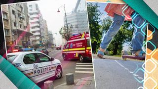 Accident dramatic în Galați: O fetiță a fost spulberată de mașină după ce a trecut strada neregulamentar pe o trotinetă. Vinovata a fugit de la locul accidentului