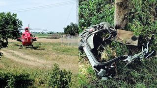 Un bărbat a murit după ce a fost izbit în plin de o mașină în timp ce se afla pe scuter. Șoferul a fugit de la locul accidentului