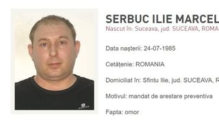 Marcel Ilie Serbuc, suspect în cazul fetei de 12 ani, găsite decedate în lada canapelei, este căutat în toată lumea