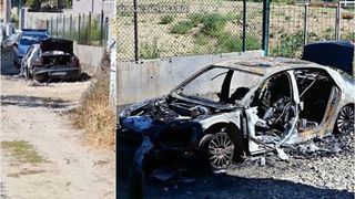 Descoperire incredibilă în Bulgaria! O maşină cu numere româneşti, folosită la o crimă, a fost găsită incendiată