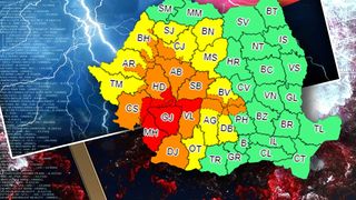 Atenționări meteorologice de vreme severă în mai multe județe