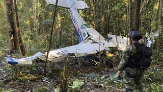 Avion prăbușit &icirc;n jungla amazoniană