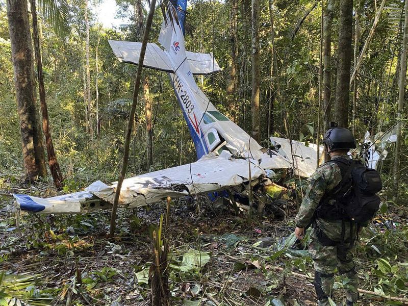 Avion prăbușit în jungla amazoniană