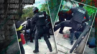 VIDEO - Tentativă de suicid &icirc;n Giurgiu: bărbatul avea ordin de protecție emis de către fosta soție