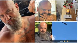 Tiktokerul belgian, &bdquo;Ragnar Le Fou&rdquo; a apărut &icirc;n faţa tuturor rudelor chiar &icirc;n timpul &icirc;nmorm&acirc;ntării sale de duminică, &icirc;ntr-un elicopter.