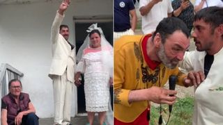 VIDEO - Nuntă de zile mari, &icirc;n slapi, cu manele și dedicații &icirc;n fața blocului, &icirc;n Vaslui! &bdquo;Vara e ceva de speriat cu ei&rdquo;